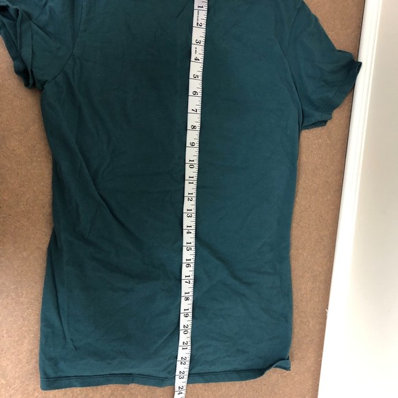 Nike Slim Fit Cotton Top Green Swoosh Girls L - Picture 5 of 6